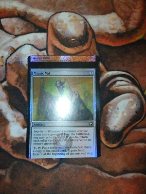 FOIL NFC Miscut Mimic Vat Scars of Mirrodin MTG Magic the Gathering - Image 1 of 2