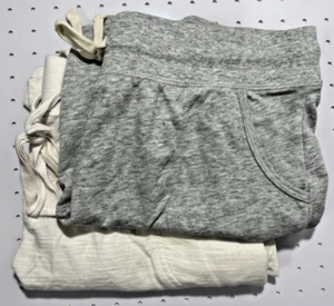 2 Jersey Röcke Pull-String Adjust Gap grau & Lands' End weiß Gr. M Taschen! - Bild 1 von 15