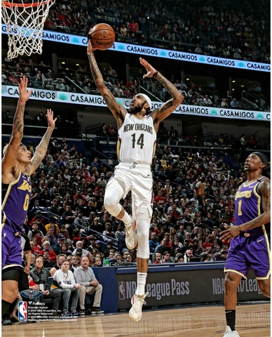 Brandon Ingram New Orleans Pelicans Picture vs Lakers License 8x10 Photo Poster Cover