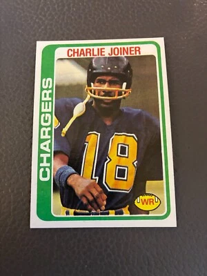 1978 Topps #338 Charlie Joiner - Chargers - Image 1 of 2