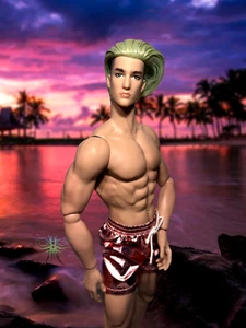 In Stock Now 2021 Spy Convention Tommy Li Beach Groove Adonis Doll  NRFB  - Picture 1 of 7