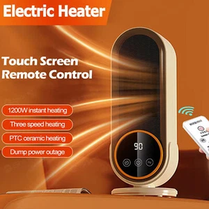 1200W Portable Electric Space Heater Garage Hot Air Fan for Indoor Large Room - Picture 1 of 17