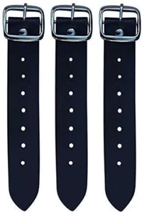 Genuine Leather Kilt Straps and Buckles Extender Set - 3 Pieces, 7" Long - Picture 1 of 1