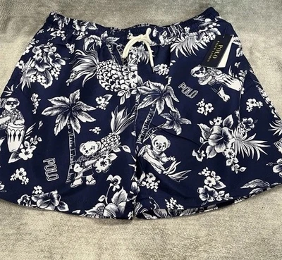 Nuevo con etiquetas Pantalones Cortos de Natación Polo Ralph Lauren Osos Hawaianos Preppy Para Hombres XL Foto 1 de 4