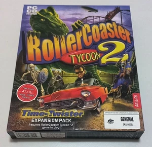RollerCoaster Tycoon 2: Time Twister PC Game CD Rom Big Box 2003 - Picture 1 of 3