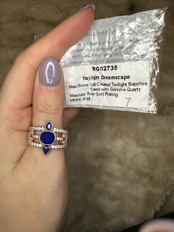 Anillo Bomb Party Original Talla 7 Oro Rosa RG62735 Daylight Dreamscape Foto 1 de 1