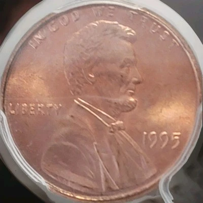 1995 0NE CENT CERTIFICATE PCGS MS66RD DDO FS-101(040). ERROR CENT - Image 1 of 4