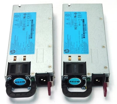 2x HPE HP HSTNS-PL14 460W Server Netzteil PSU Power Supply 499249-001 511777-001 - Bild 1 von 4