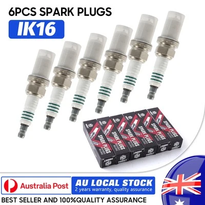6x IRIDIUM Spark Plugs IK16 for 1998~2005 Hyundai Sonata 2.5L G6BV 2.7L G6BA - image 1 of 4