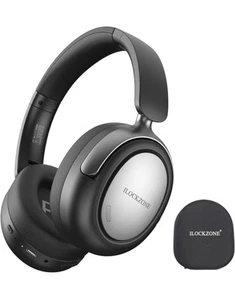 LC40 Hybrid Active Noise Cancelling Headphones Over Ear, 100H Playtime - Picture 1 of 6