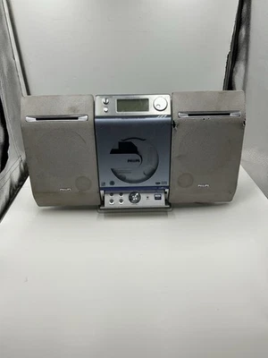Philips  Micro Stereo System MCM275 CD Radio w/ Speakers MP3   NO Remote - Image 1 of 4