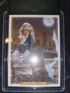 BLACK CAT (Canvas) - Marvel Masterpieces '92 Platinum - Picture 1 of 2