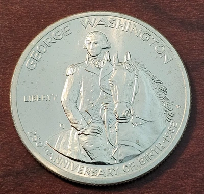 1982-S George Washington Commemorative Half Dollar Proof 90% Silver US Coin - Image 1 of 2