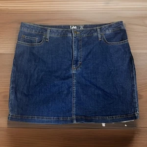 Falda corta Lee Denim Jean con pantalones cortos azul regular tiro medio 20M - Imagen 1 de 8