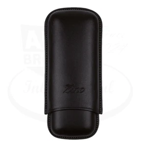 Estuche de cuero para 2 cigarros Zino R-2 negro/como nuevo - Imagen 1 de 3