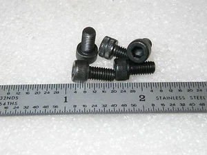 10-32 X 3/8" SCREW HEX SOCKET BLACK OXIDE ALLOY STEEL - 50 pcs - Picture 1 of 1