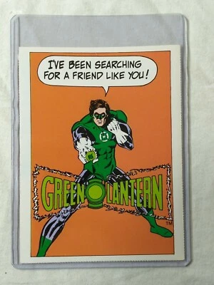 Tarjeta postal de DC Comics - 4 X 6 - Super Friends - 1981 The Green Lantern Card de colección Foto 1 de 4