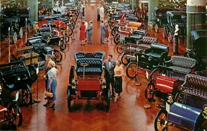 Postal automóviles antiguos del museo Henry Ford de People sin publicar - Imagen 1 de 2