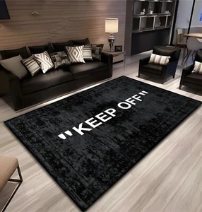 Keep Off Rug, Off White Rug, Keepoff Pattern, Popular Rug, Home Decor Rug, Area - Picture 1 of 22