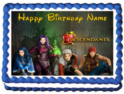 DESCENDANTS Edible Cake topper image decoration - Image 1 of 2