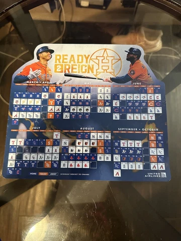 HOUSTON ASTROS 2023 SCHEDULE MAGNET - MMP OPENING DAY SGA 3/30/23 - WORLD SERIES Cover