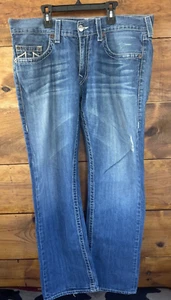 True Religion World Tour Section Herren Denim Straight Seat Jeans Größe 36 - Bild 1 von 15