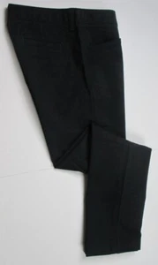 LANDS END Black School Uniform Pencil Leg Chino Pants Girls 12 NEW - Picture 1 of 6