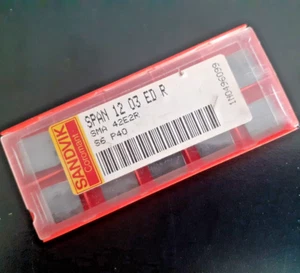 ¡VENTA! 10 x PLACAS DE CORTE REVERSIBLES SANDVIK SPAN 1203ED R SMA - Imagen 1 de 1