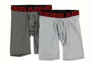 Under Armour 242194 Mens Underwear 2-Pack Boxer Brief Gray Size Small - Picture 1 of 2