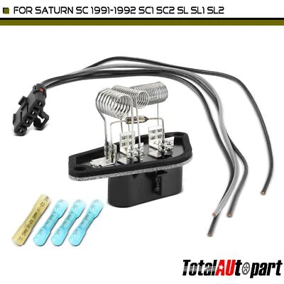 Resistencia del motor del soplador del calentador para Saturn SC 1991-1992 SL 1991-2002 SW2 1993-2001 Foto 1 de 4