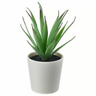 IKEA FEJKA Artificial potted plant with pot In/outdoor succulent 14 x 6cm New