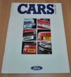 Ford Cars 1987 Sierra Fiesta Escort Orion Ghia Granada Scorpio Brochure Prospekt - Picture 1 of 10