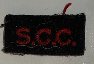 ww2 Sea Cadet Corps shoulder title british cloth badge - Picture 1 of 2