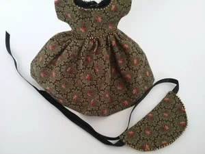 8" Ginny Doll Clothes, Handmade Beaded 'Eden' Dress & Hat - Picture 1 of 6