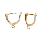 Women Earring Making Supplies Plated Earwire Fixture Earring Hook Clasps Fitt-wf
