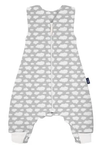 Alvi Sleep-Overall wattiert Schlafsack mit Füßen Silber Gr 80 cm Babyschlafsack - Bild 1 von 2