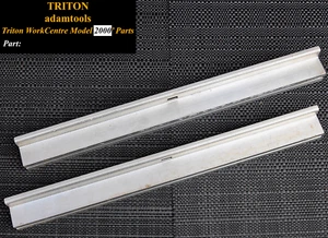 Triton model 2000' Parts: Pair of Table Support Rails (Front & Rear/ Identical) - Picture 1 of 2
