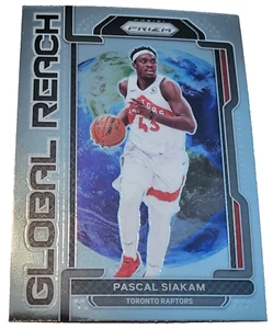Tarjeta de baloncesto 2021 Panini Global Reach Pascal Siakam Toronto Raptors #7 (J3 - Imagen 1 de 2
