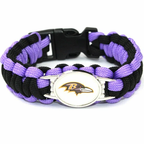 Baltimore Ravens NFL Paracord Bracelet NEW  -  FREE SHIPPING!!! Cover