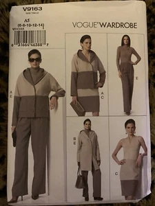 Vogue 9163 Easy Wardrobe Misses Size 6 - 14 Jacket Skirt Pants Career Separates - Picture 1 of 2