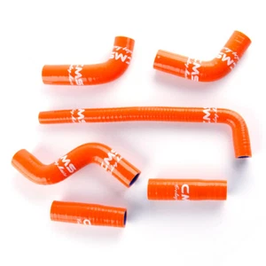 Orange For 2002-2006 KTM 400 525 EXC Silicone Radiator Coolant Hose Kits - Imagen 1 de 6