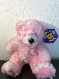 Kuddle Me Toys 10in Pink Tye Dye Bear Kellytoy USA Inc With Tag 4134BS - Picture 1 of 9