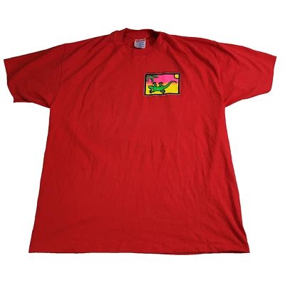 Vintage Hawaii T-Shirt XL Single Stitch Red Hanes 50/50 - Image 1 of 4