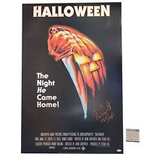 Nick Castle Autographed Halloween Michael Myers 24x36 Poster Exact Proof ACOA