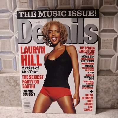 DETAILS Magazine November 1998  LAUREN HILL  No Label - Imagem 1 de 3