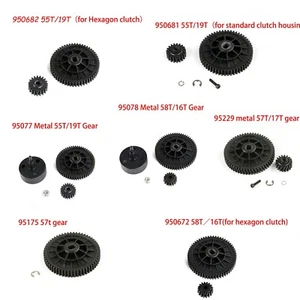 Metal Gear 19T/55T，16T/58T, 57T /17T GearKit  For 1/5 Rovan  HPI Baja 5b buggy - Picture 1 of 15