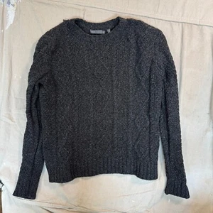 Suéter Vince Para Hombres M Tejido con Cable Preppy Pescador Hiedra Grueso Minimalista DEFECTUOSO - Imagen 1 de 8