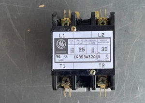 GE CR353AB2AH1 25amp 2 pole Definite Purpose Contactor - Picture 1 of 10