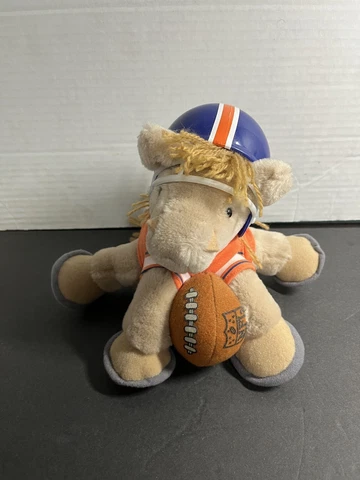 Vintage Denver Broncos NFL Huddles Mascot Horse 1983 Plush Cover