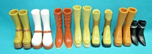 BRATZ DOLL BOOTS LOT OF 7 PAIRS -- J-62 - Picture 1 of 2